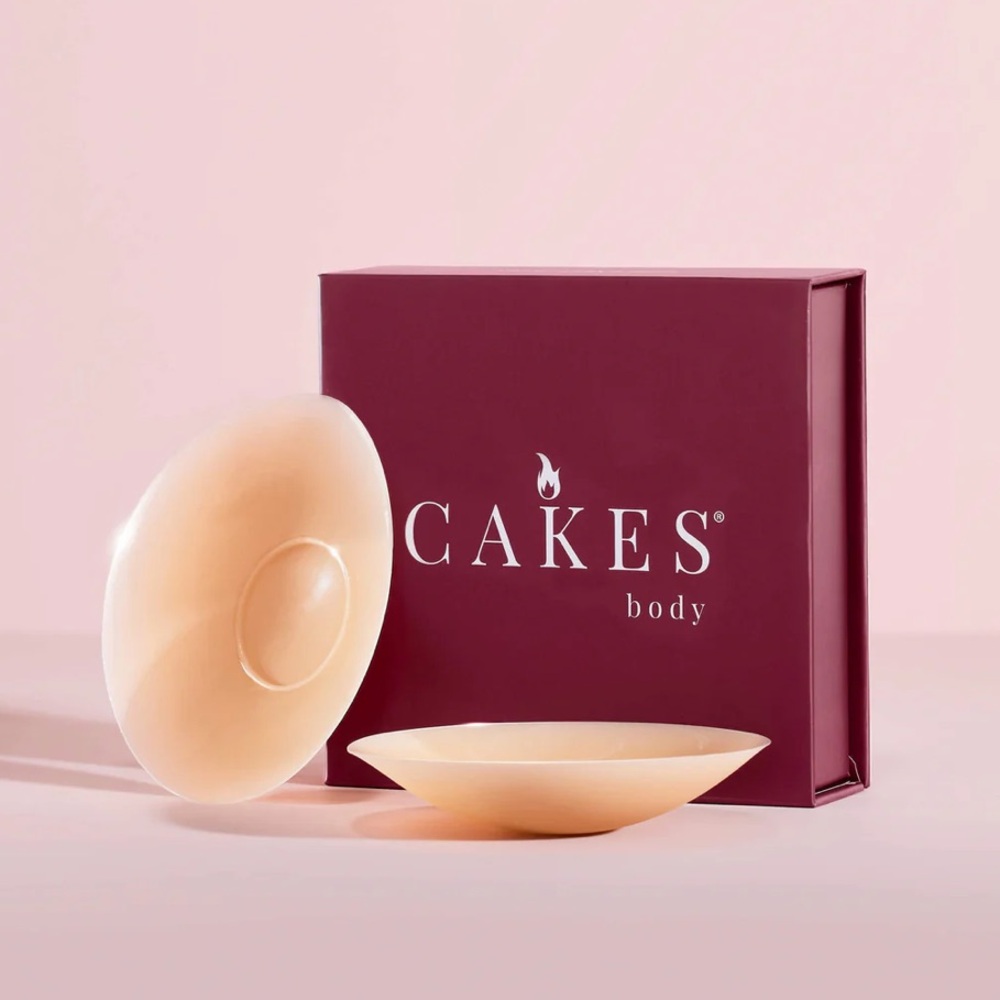 Cakes Body Nude Silicone Nipple Covers - Reusable Adhesive Pasties